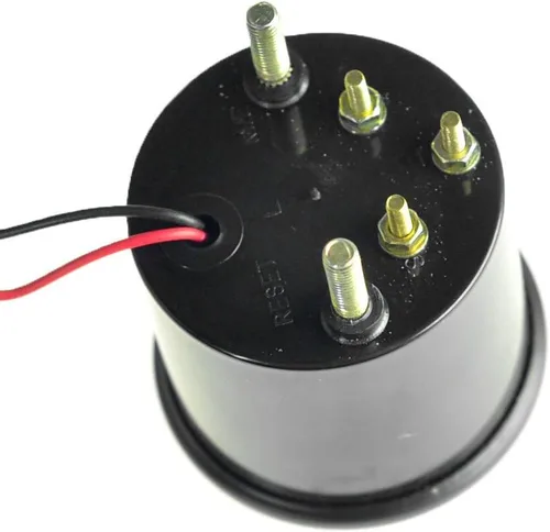 Vista 6 de Etopars Coche Motor Vehículo Negro Cara 2 "2.047 in Puntero Agua Temp Temperautre Gauge Meter Luz LED