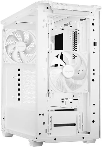 Vista 3 de be quiet! Carcasa de PC Pure Base 501 blanca 2 ventiladores silenciosos preinstalados Carcasa media USB 3.2 Gen Carcasa de PC silenciosa