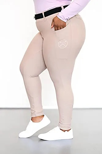 Vista 6 de FREE RIDE EQUESTRIAN Breeches with Silicone Grip and Knee Patch Breeches