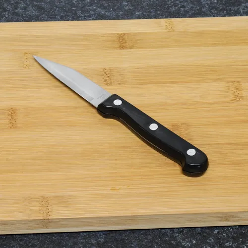 Vista 5 de Chef Craft Select - Cuchillos para pelar, juego de 2 cuchillos de 9.5 pulgadas, acero inoxidable/negro