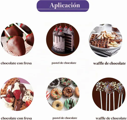 Vista 6 de Olla para derretir chocolate con capacidad de 12 litros de capacidad, máquina calentadora de chocolate eléctrica con tanque Bain Marie (plata