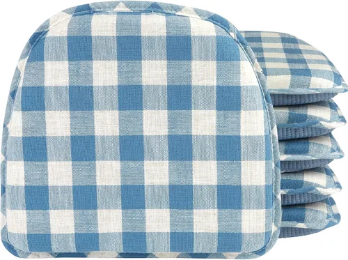 Vista 85 de Klear Vu Raindrop The Gripper - Cojines antideslizantes para silla, suaves y cómodos, almohadillas para asiento, almohadón para cocina, comedor u