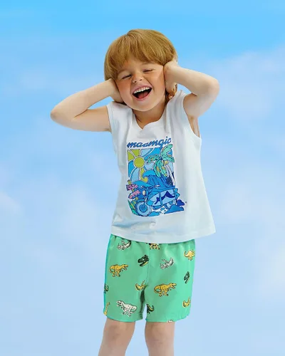 Vista 151 de maamgic Traje de baño para niños con forro de compresión elástico para niño
