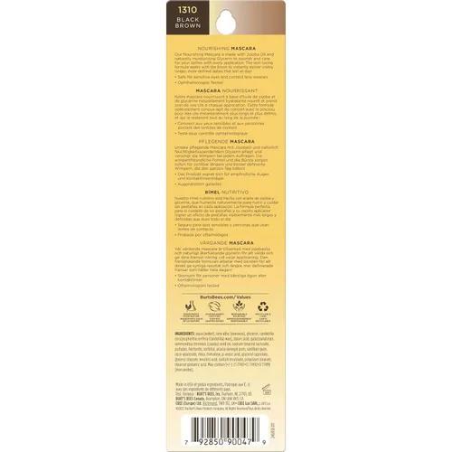 Vista 5 de Burt's Bees Máscara nutritiva 100% natural, marrón negro, 0.4 onzas