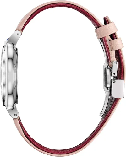 Vista 2 de Bulova Ladies Rubaiyat Diamond Accent Mother of Pearl Dial Leather Strap Watch