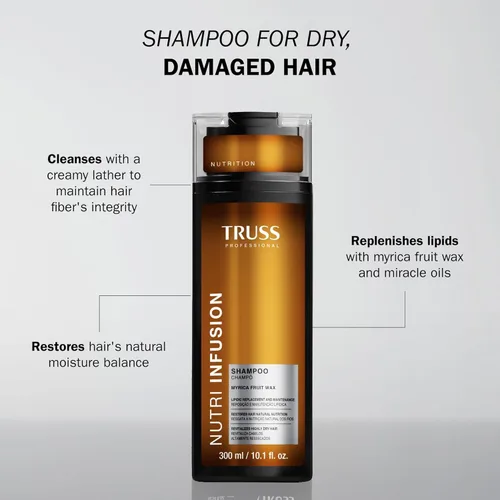 Vista 2 de TRUSS Nutri Infusion Champú para el cabello con cera de fruta Myrica, 10.14