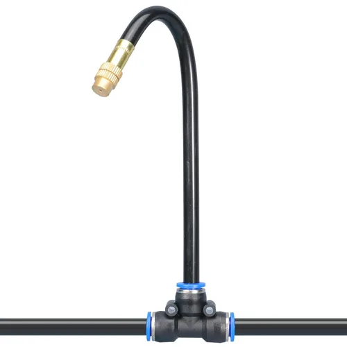 Vista 9 de New Quick Connector Drip Automatic Irrigation System with 360-degree Bending Dropper, Adjustable Atomizing Nozzle for Watering Sprinkler System for