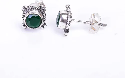 Vista 42 de Round Gemstone Stud Design 2