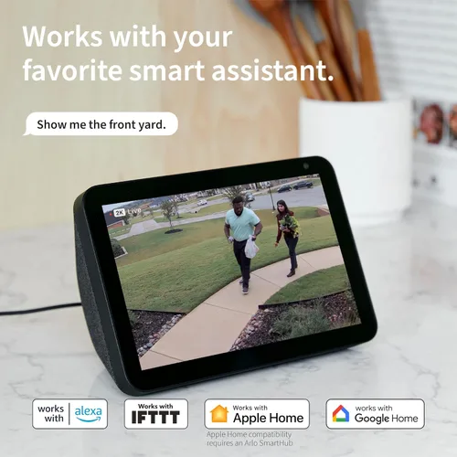 Vista 6 de Cámara de seguridad Arlo Essential XL 2K Interior - Exterior 2ª generación Batería 4 veces más duradera Sin cables con foco, audio de 2
