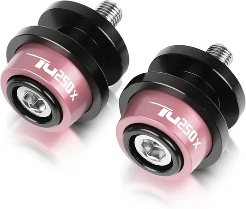 Vista 9 de Tornillo de soporte de aluminio CNC de 0.315 in para motocicleta Swingarm Slider Carretes para Suzuki TU250X 2009-2017 2016 2015 2014 2013 2012 Negro