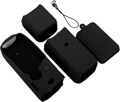 Vista 8 de Yunseity Funda de silicona para cámara deportiva, 3 fundas protectoras, funda suave y flexible para cámara OSMO 3, accesorio protector completo