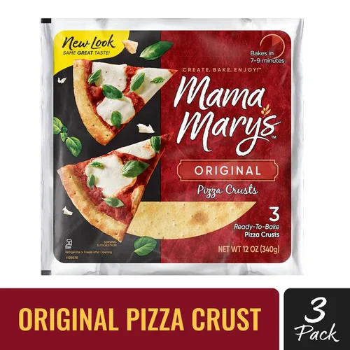 Vista 4 de Mama Mary's Corteza de pizza tradicional, 12 onzas (paquete de 6)