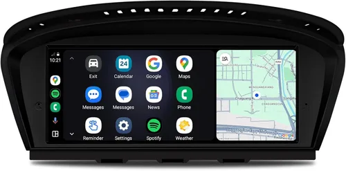 Vista 10 de XTRONS Estéreo de coche Android 14 de 8.8 pulgadas para BMW Serie 3 E90-E93/5 Serie E60 E61 M5 (2005-2008) Sistema CCC, pantalla táctil IPS 4+64GB