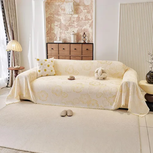 Vista 17 de DREAMINGO Fundas de sofá biplaza para sofá de 2 plazas, manta jacquard moderna y minimalista protectora de muebles para mascotas, lavable, funda