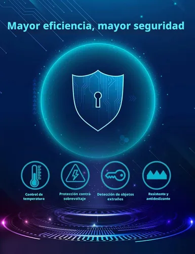 Vista 5 de Cargador inalámbrico para Samsung Galaxy S24/S24+S23/S23+/S22/S22+/S21/S20/S20+/S10/S9+/S9/S8/S8+/S7/Note10/Note9/Note8, almohadilla de carga