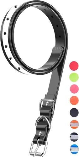 Vista 18 de Correa de collar para perros ETPET para la mayoría de receptores de collar de entrenamiento electrónico: Correa de TPU para mascotas, ajustable