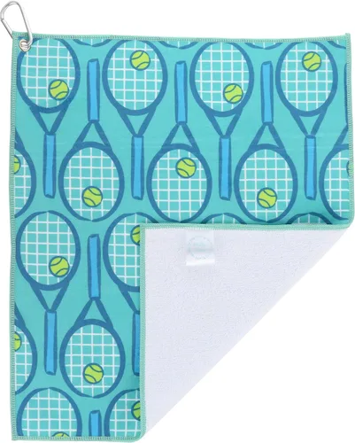 Vista 5 de Millie Rose - Toallas de tenis con múltiples estampados de moda, toallas de tenis de algodón de microfibra suave de 15 x 17 pulgadas con clip
