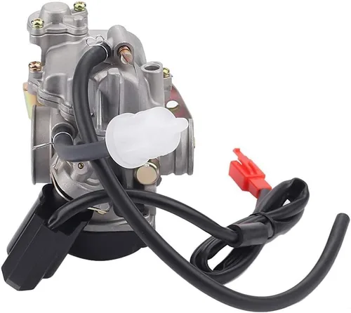 Vista 6 de Carburador 49cc 50cc para Scooter GY6 Compatible con Ciclomotor Taotao de 4 Tiempos Carburador 18mm de Gran Calibre 139QMB 139QMA PD18J Motores