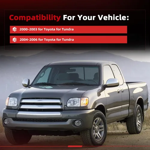 Vista 2 de cciyu Manijas de puerta para Toyota Tundra 2000-2006 Interior Trasero Izquierdo Pasajero Lado Derecho, Color Beige, 4 piezas