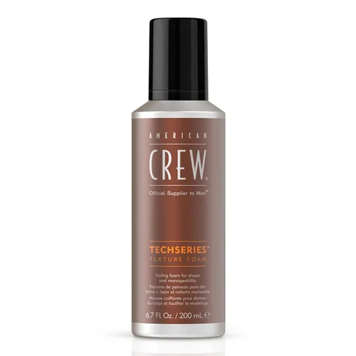Vista 3 de American Crew Techseries de espuma para control del cabello para hombres, gel para el cabello con sujeción de larga duración, 6.7 onzas líquidas