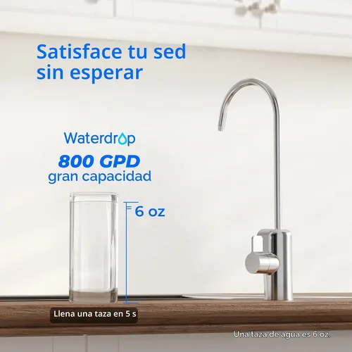 Vista 7 de Waterdrop Filtro X8-F3, repuesto para todos los sistemas RO de la serie X8