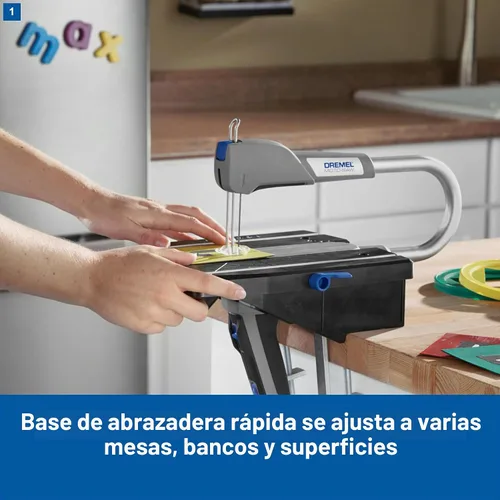Vista 8 de Dremel Motosierra MS20 – 01 – Compacto de velocidad variable sierra circular Kit