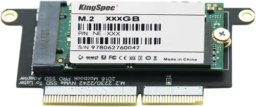 Vista 3 de Sintech Tarjeta adaptadora SSD M.2 NVMe para modelos de barra no táctil MacBook PRO A1708 2016 2017 de 13 pulgadas