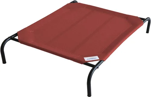 Vista 10 de Coolaroo Cama elevada y refrescante para perros, para interiores y exteriores, tamaño mediano, gris oscuro (Gunmetal)
