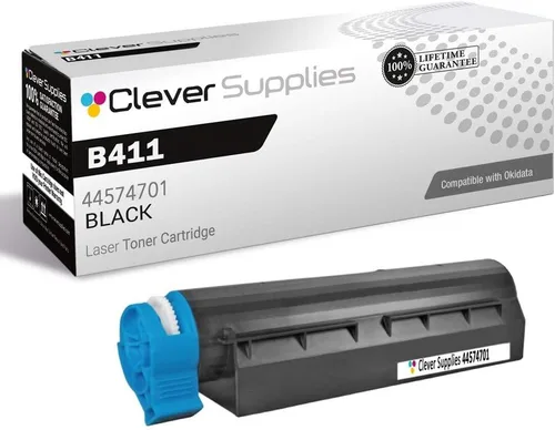 Vista 35 de CS - Cartucho de tóner compatible con Okidata B411D 44574701, color negro