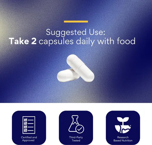Vista 5 de Research Verified Energy Booster - 180 Cápsulas - Sin cafeína - Vitaminas B y adaptógenos - Suministro para 3 meses