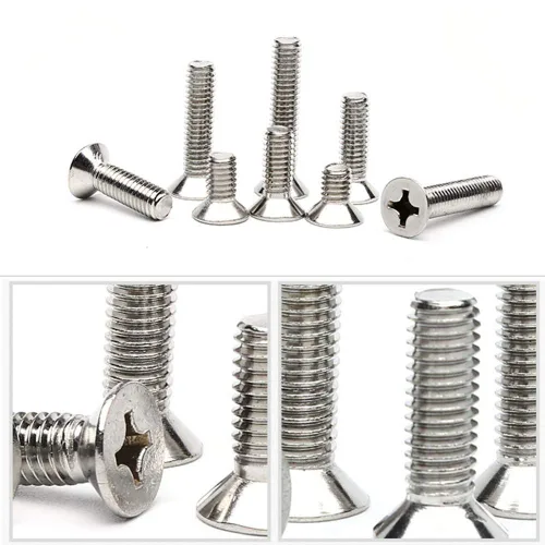 Vista 8 de Kit surtido de tornillos de máquina Phillips de acero inoxidable M2 M2.5 M3, 480 unidades, 12 tamaños