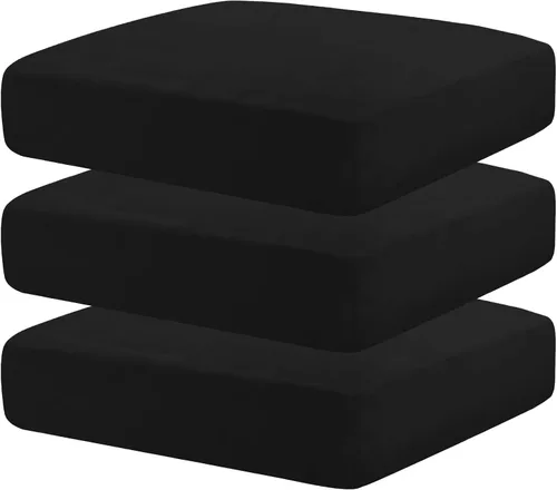 Vista 88 de MAXIJIN Fundas de cojín elásticas de terciopelo para sofá, funda de cojín suave de repuesto para sofá de dos plazas, protector de asiento