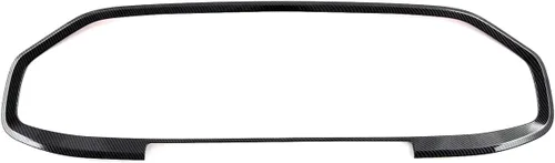 Vista 6 de Accesorios de automóvil aptos para Honda HR-V HRV 2023 2024 2025 2026 parrilla delantera cubierta de tira de moldura (fibra de carbono negro) 1