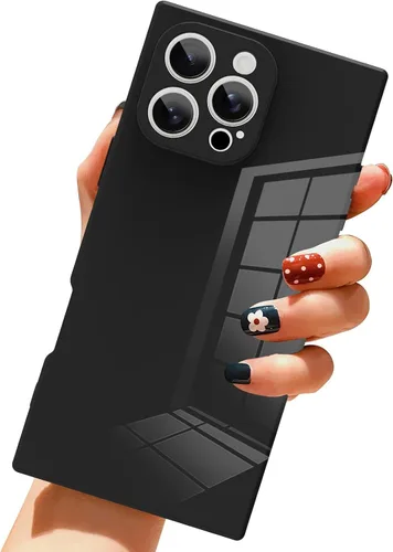 Vista 29 de LSL Funda para iPhone 14 Plus TPU Suave Negro con Protector Anticaídas Antiarañazos Absorción de Golpes Protectora Inalámbrica Delgada Compatible