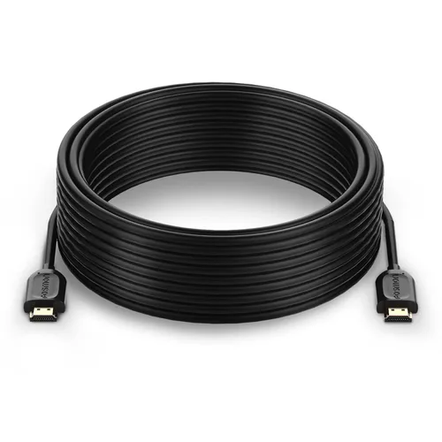 Vista 9 de Fosmon - Cable HDMI 2.0 de 0.3 m, 4K@60Hz, certificado premium en pared CL3, 18Gbps de súper alta velocidad, HDR, HDCP 2.2/1.4, 3D, ARC, 30AWG
