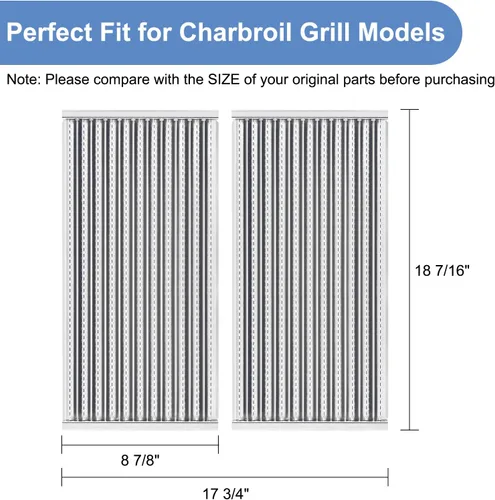 Vista 3 de Criditpid Placas emisoras de parrilla para Charbroil Commercial Tru-Infrared 463241314 463268008 463241313 463241013 463243812 463257010 parrilla