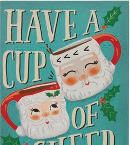 Vista 4 de Suds&WH Troqueles de metal de Papá Noel, plantillas de corte de taza de Snata de Navidad, plantillas cortadas para álbumes de recortes, álbum