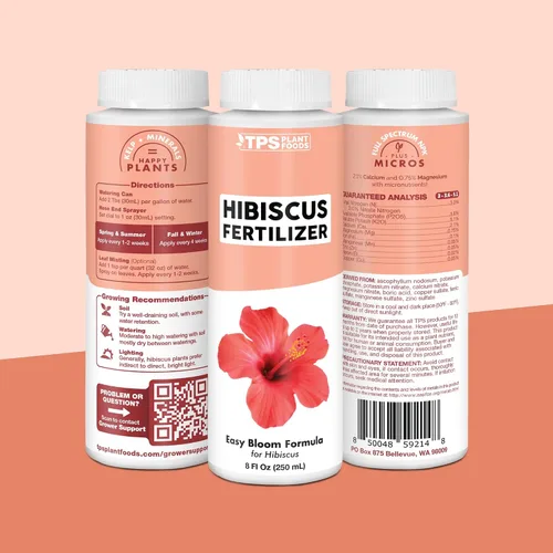 Vista 8 de Fertilizante de hibisco: alimento líquido para plantas para más flores, color vibrante y crecimiento tropical saludable, 8 onzas