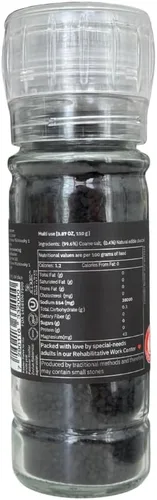 Vista 6 de Colección Gourmet Salt del Mar Muerto 3.87 oz (Sal Gourmet Black Gruesa)