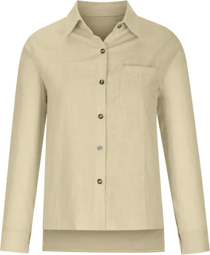 Vista 46 de SMIDOW Camisa de algodón y lino con botones para mujer