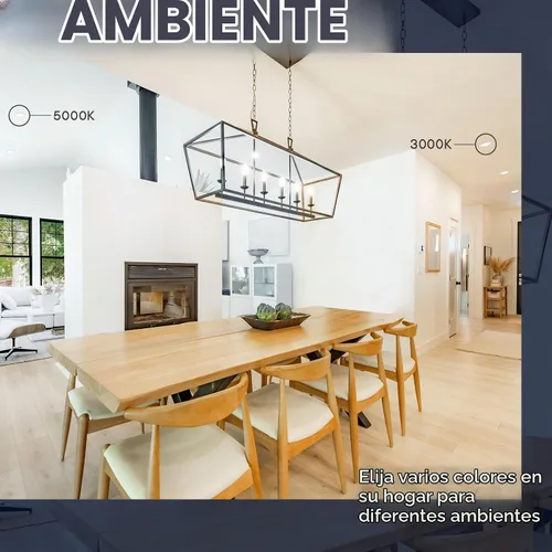 Vista 4 de LUXRITE Lámparas de disco LED de 6 pulgadas, lámpara de techo de montaje empotrado regulable, 5CCT seleccionables 2700K 3000K 3500K 4000K 5000K