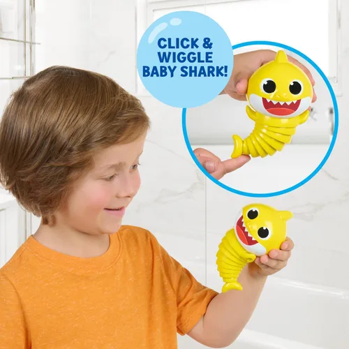 Vista 2 de Baby Shark Sensory Fun Friends, paquete de 4, juguetes para ansiedad, desarrollan habilidades sensoriales (más de 4 meses)