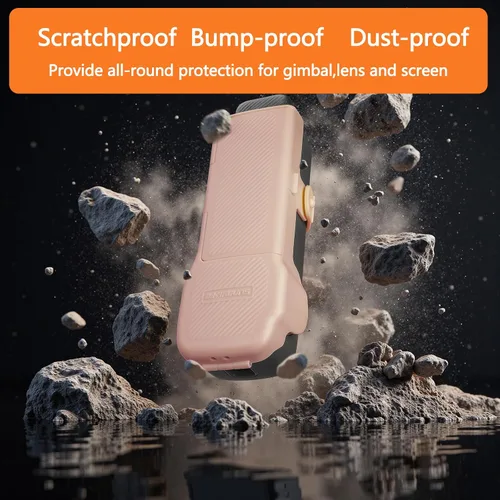 Vista 4 de Funda protectora para DJI Osmo Pocket 3, 5 ranuras SD Card CPL/ND filtro de almacenamiento, funciona con la cubierta original, cardán y protector