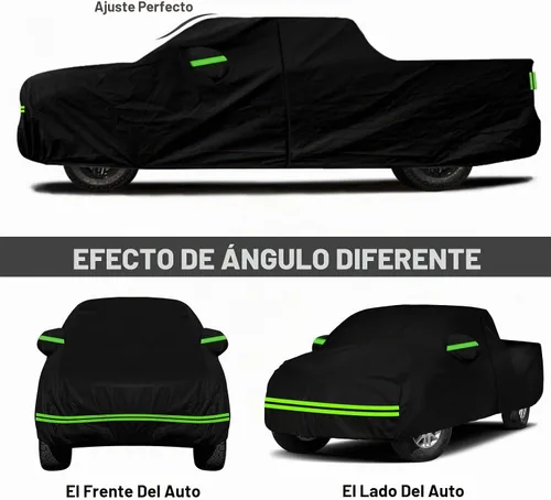 Vista 4 de Cubierta impermeable para auto compatible con Chevrolet Silverado/GMC Sierra 1500/2500/3500 Crew Cab de 6.6 pies de largo 2014-2025, cubierta