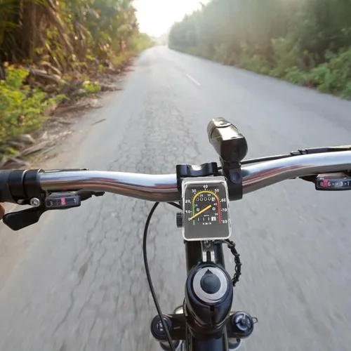 Vista 6 de Keenso Velocímetro de ciclismo, velocímetro de computadora odómetro mecánico computadora Código de montaña Tabla y piezas de repuesto