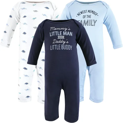 Vista 4 de Hudson Baby - Overol unisex de algodón para bebé Manzana