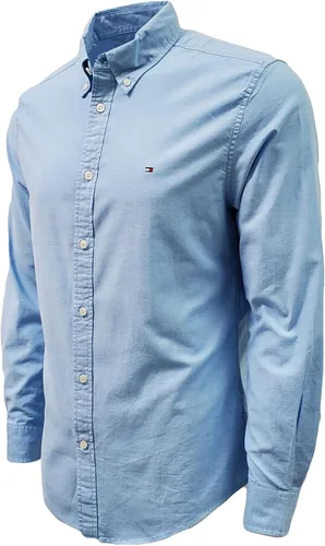 Vista 3 de Tommy Hilfiger Camisa abotonada de manga larga de ajuste personalizado para hombre