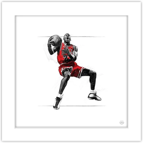 Vista 9 de Trends International Gallery Pops Michael Jordan - Póster artístico de pared, 12.00 x 12.00 pulgadas, versión de marco negro