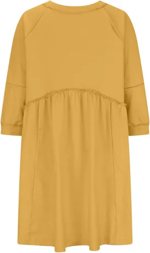 Vista 4 de Vestidos Manga 34 Vestidos Casuales para Mujer Vestidos retazos Color sólido Vestidos medios Vestidos holgados
