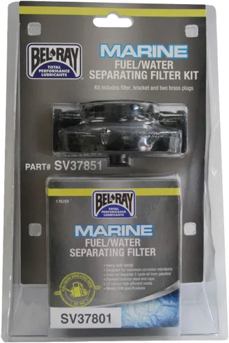 Vista 2 de Bel-Ray SV37851 Kit de filtro de gas de separación de agua para motor de barco con soporte
